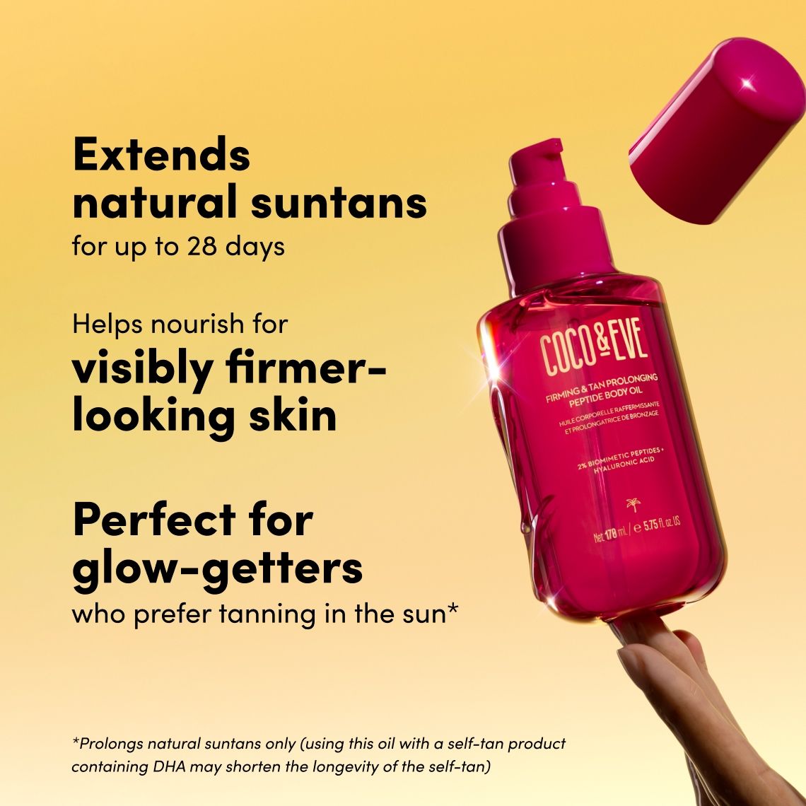 Firming & Tan Prolonging Peptide Body Oil